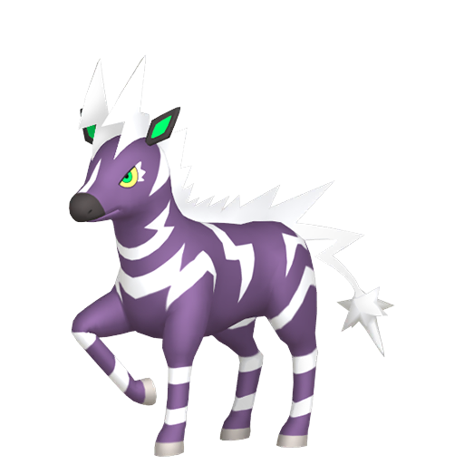 Artwork shiny de Zéblitz - Pokédex