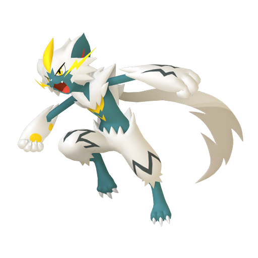 Artwork shiny de Zeraora - Pokédex