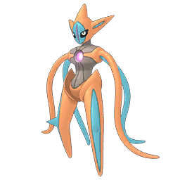 Duo Pierre Rochard (Look Ultime) et Deoxys (Forme Attaque) sur Pokémon Masters