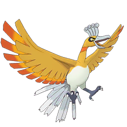 Pokémon du Duo Mortimer (Look Ultime) et Ho-Oh - Pokémon Masters