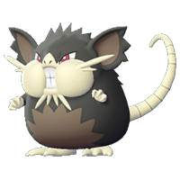 Rattatac d'Alola - Évolution de Rattata d'Alola