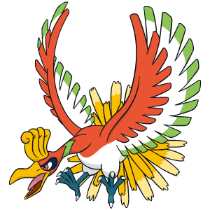 Ho-Oh Pokémon Ultra-Soleil et Ultra-Lune