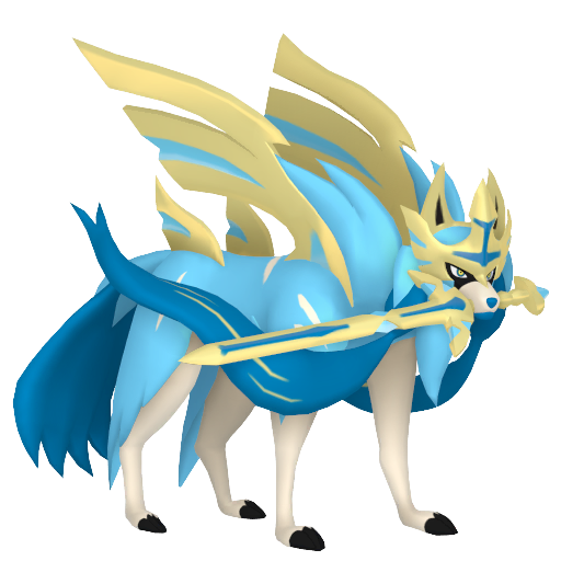 Imagerie de Zacian (Forme Épée Suprême) - Pokédex Pokémon GO