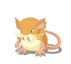 Modèle de Rattatac - Pokémon Sleep