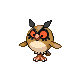 Pokémon Or Heartgold et Argent Soulsilver - Hoothoot