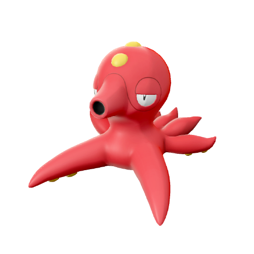 Modèle de Octillery - Légendes Pokémon Arceus