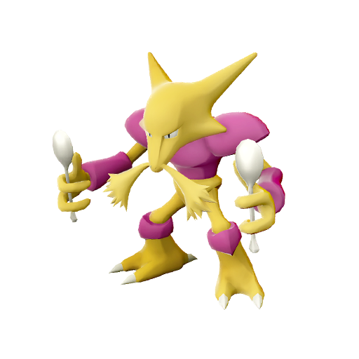 Artwork shiny de Alakazam Légendes Pokémon Arceus