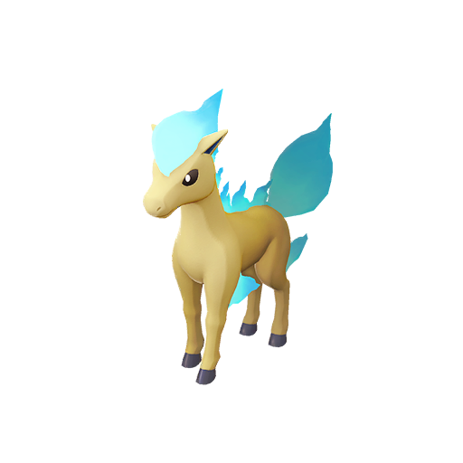 Artwork shiny de Ponyta Légendes Pokémon Arceus