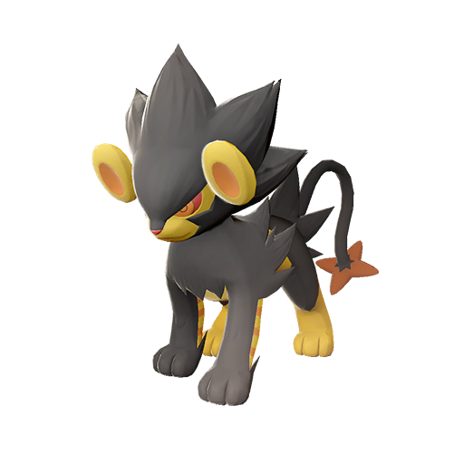 Artwork shiny de Luxray Légendes Pokémon Arceus