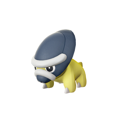 Artwork shiny de Dinoclier Légendes Pokémon Arceus