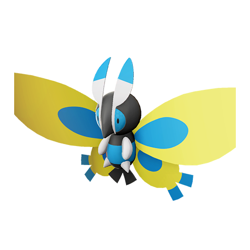 Artwork shiny de Papilord Légendes Pokémon Arceus