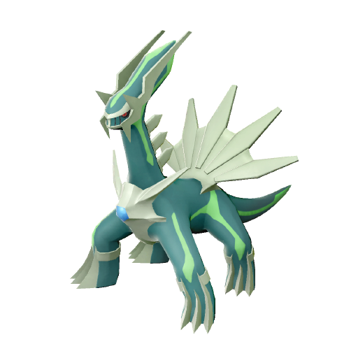 Artwork shiny de Dialga Légendes Pokémon Arceus