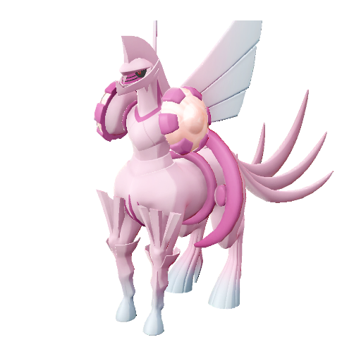 Artwork shiny de Palkia forme Originelle Légendes Pokémon Arceus