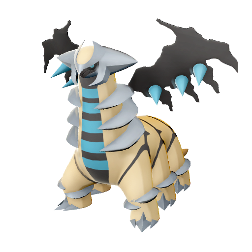 Artwork shiny de Giratina Légendes Pokémon Arceus