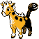 Pokémon Or et Argent - Girafarig