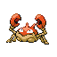 Pokémon Rouge Feu / Vert Feuille - Krabby