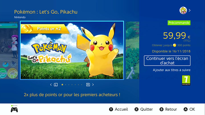 Pokémon Let's Go Pikachu et Évoli : le pré-téléchargement est disponible en France Pokémon Let's Go Pikachu et Évoli : le pré-téléchargement est disponible en France