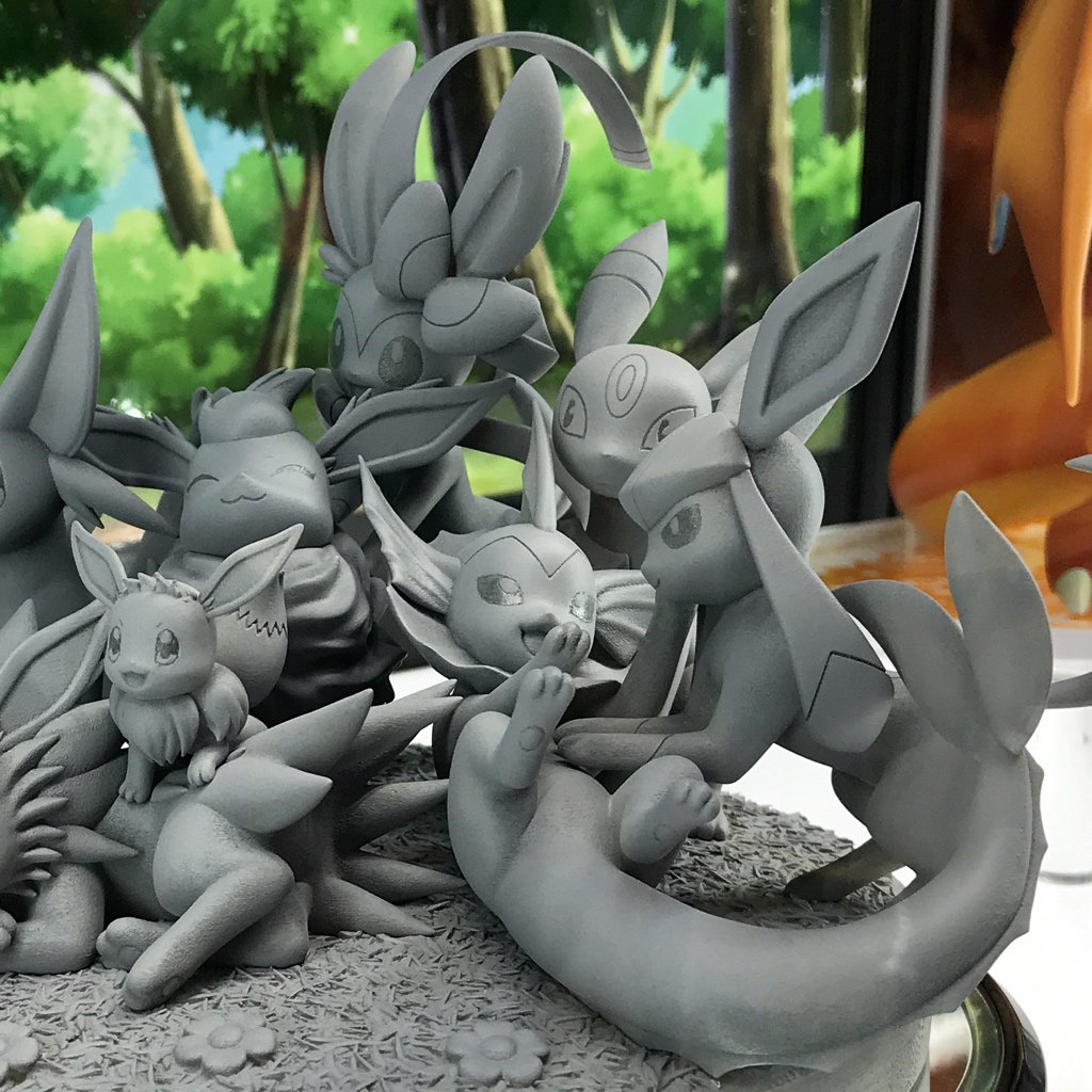 Figurines G.E.M EX Évoli et ses Évolitions Figurines G.E.M EX Évoli et ses Évolitions