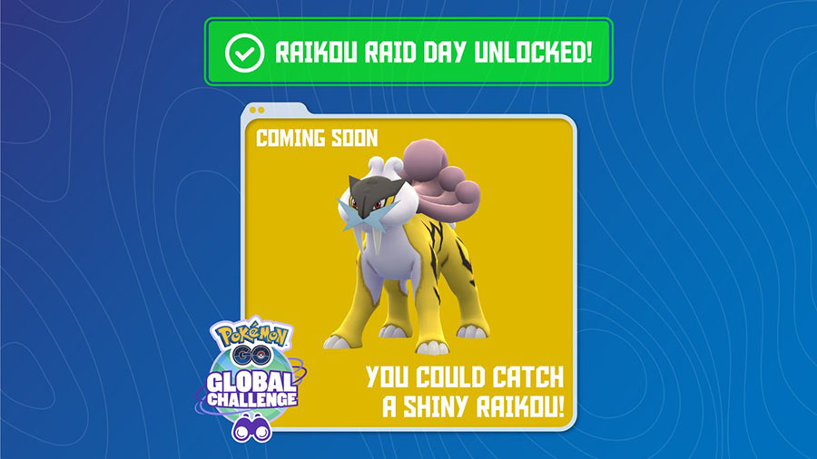 Pokémon GO : journée spéciale Raikou le 29 Juin