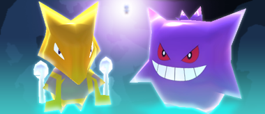 Pokémon Rumble Rush - Ectoplasma et Alakazam