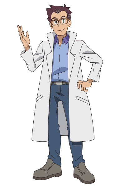 Professeur Sakuragi Animé Pokémon Épée et Bouclier Professeur Sakuragi Animé Pokémon Épée et Bouclier