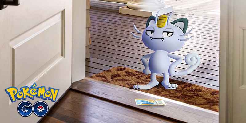 Pokémon GO : Miaouss d'Alola en Étude ciblée à la maison