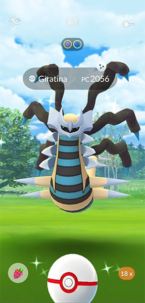 Un Pokémon chromatique dans Pokémon GO