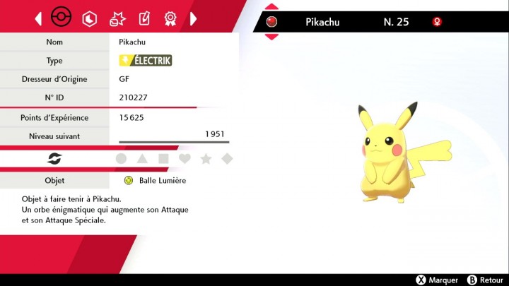 Pokémon Épée et Bouclier : Pikachu avec Berceuse distribué Pokémon Épée et Bouclier : Pikachu avec Berceuse distribué