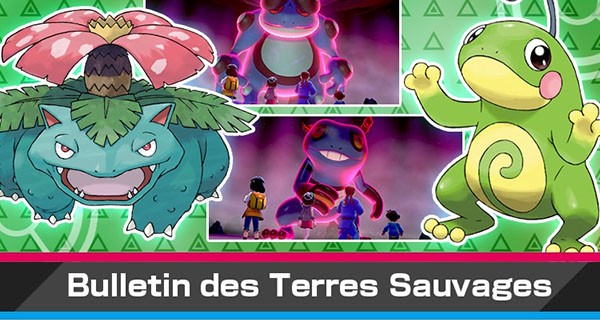 Pokémon Épée et Bouclier : nouvel événement Dynamax avec Tarpaud shiny