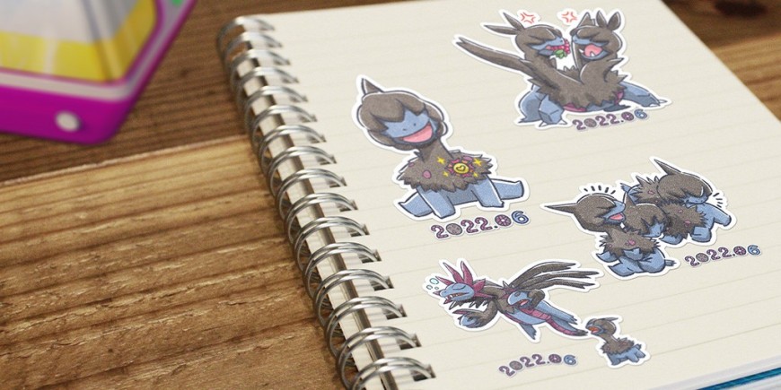 Stickers Pokémon GO - Community Day Solochi Stickers Pokémon GO - Community Day Solochi