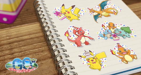Pokémon GO - Stickers 6 ans