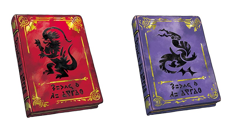 Scarlet Book and Purple Book - Pokémon Scarlet and Pokémon Purple