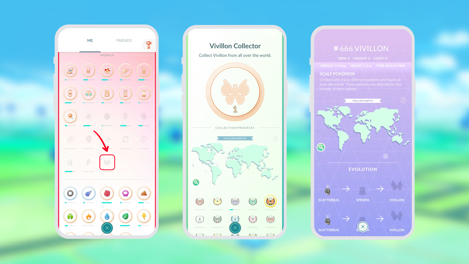 Pokémon GO - Pokédex de Lépidonille