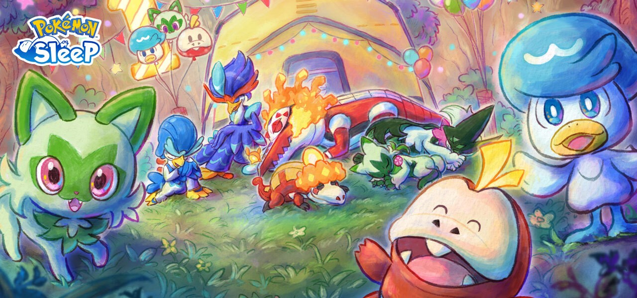Pokémon Sleep : Fête du 1er anniversaire Pokémon Sleep : Fête du 1er anniversaire